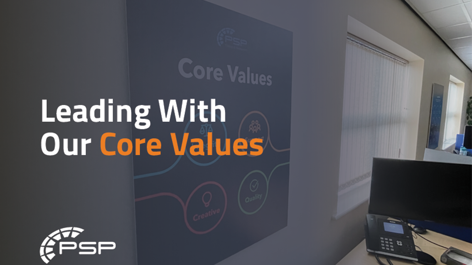 Leading with our core values